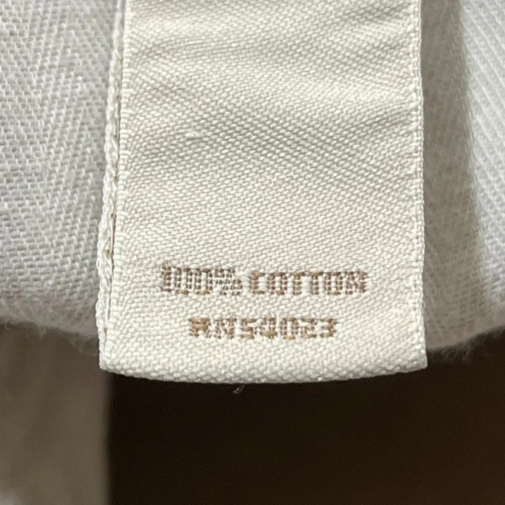 Banana Republic Boot Cut Pinstriped Tan‎ Slacks 100% Cotton 36x30 Men's